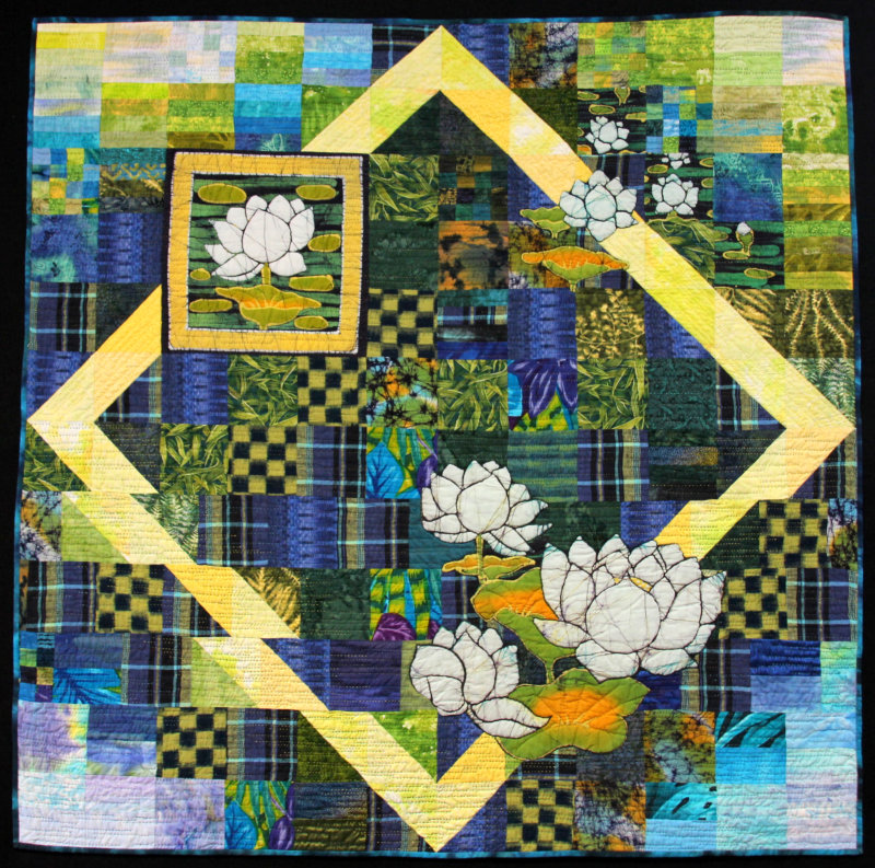 Reflections, Waterlily Bay II quilt